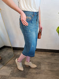 Vintage Wash Denim Skirt